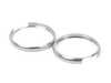 ECS MINI Cooper R55,R56,R57,R58,R59,R60,R61 Replacement Key Fob Ring - Silver 2 Set  - (NO LONGER AVAILABLE) 61313456374SILV View 4