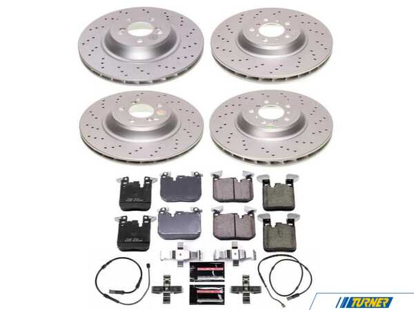 Power Stop Power Stop Z23 Evolution Sport Brake Upgrade Kit - Front & Rear - BMW F8X M2 M3 M4 (Non-CCB) CRK7447