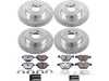 Power Stop Powerstop Z26 Street Brake Kit (Front and Rear) - F10 K6023-26 View 1