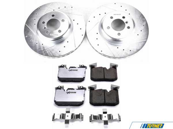 Power Stop Z26 Street Warrior Brake Upgrade Kit - Front - BMW F3X w/ M Sport Brakes K7435-26