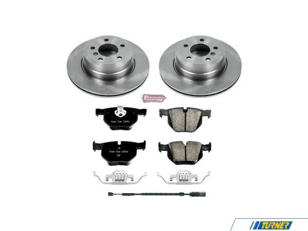 Power Stop Power Stop Z17 Stock Replacement Brake Kit - Rear - BMW E70 F15 X5, E71 F16 X6 KOE7429
