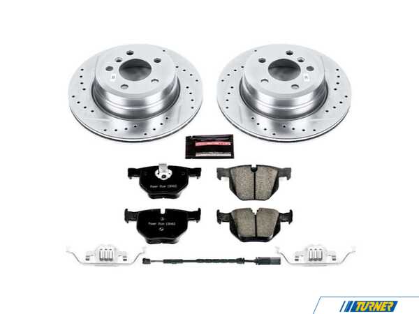Power Stop Power Stop Z23 Evolution Sport Brake Upgrade Kit - Rear - BMW E70 F15 X5, E71 F16 X6 K7429