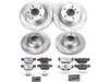Power Stop Power Stop Z26 Street Warrior Brake Upgrade Kit - Front and Rear - BMW E82/88 128i (03/2010+) K6347-26 View 1