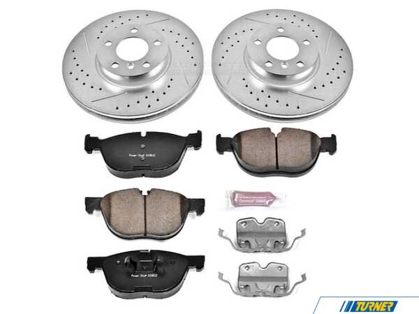 Power Stop Power Stop Z23 Evolution Sport Brake Upgrade Kit - Front - BMW E70 F15 X5, E71 F16 X6 K6064