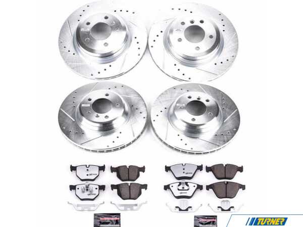 Power Stop Power Stop Z26 Street Warrior Brake Upgrade Kit - Front & Rear - BMW E9X 335i 335is 335d K6057-26