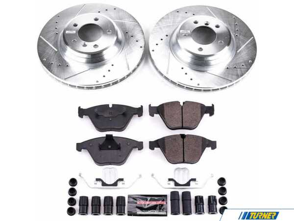 Power Stop Power Stop Z23 Evolution Sport Brake Upgrade Kit - Front - BMW E9X 335i 335is 335d K6055