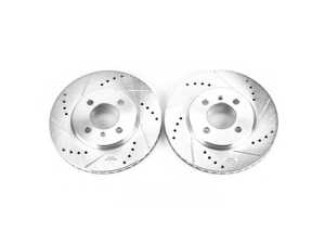 Evolution Tru-Cast Drilled And Slotted Rotor Pair - Front