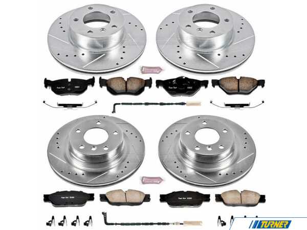 Power Stop Z23 Evolution Sport Brake Kit - Front and Rear - BMW E90 E92 328i (2007) K4106
