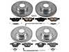 Power Stop Z23 Evolution Sport Brake Kit - Front and Rear - BMW E90 E92 328i (2008-2010) K4107 View 1