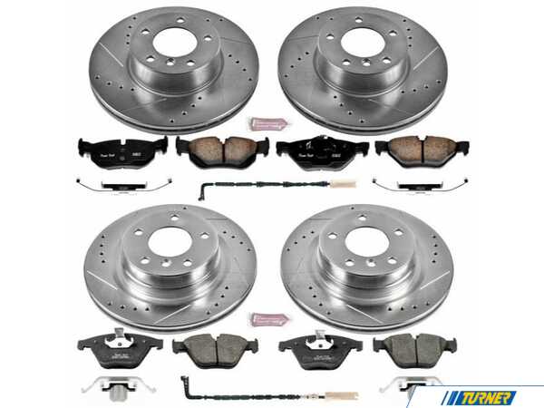 Power Stop Z23 Evolution Sport Brake Kit - Front and Rear - BMW E90 E92 328i (2008-2010) K4107