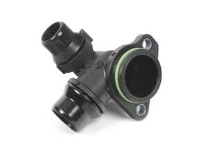 Genuine BMW water pump housing coolant flange - G-Chassis - B48TU (B48D)