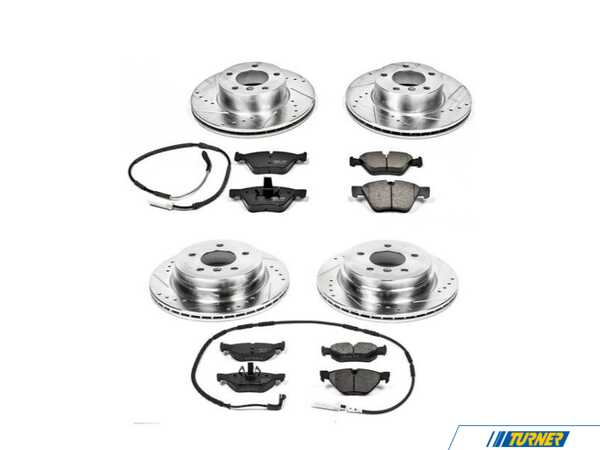 Power Stop Power Stop Z23 Evolution Sport Brake Kit - Front and Rear - E90, E91 K5357