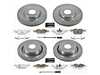 Power Stop Power Stop Z26 Street Warrior Brake Kit  - Front and Rear - Z3 K2841-26 View 1