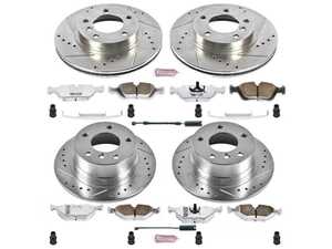 Power Stop Z26 Street Warrior Brake Kit - Front and Rear - BMw Z3 2.3 2.5/2.5i 2.8