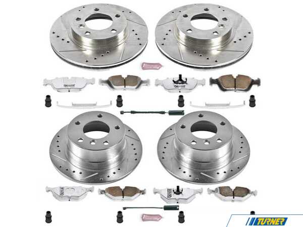 Power Stop Power Stop Z26 Street Warrior Brake Kit - Front and Rear - BMw Z3 2.3 2.5/2.5i 2.8 K500-26