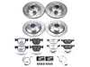 Power Stop Z26 Street Warrior Brake Kit - Front and Rear K509-26 View 1