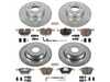 Power Stop Z26 Street Warrior Brake Kit - Front and Rear K5360-26 View 1