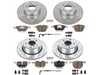 Power Stop Z26 Street Warrior Brake Kit - Front and Rear K5440-26 View 1