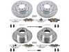 Power Stop Power Stop Z26 Street Warrior Brake Kit - Front and Rear - BMW Z3 3.0L M54 2001-2002 K870-26 View 1