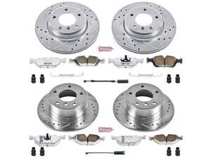 Power Stop Z26 Street Warrior Brake Kit - Front and Rear - BMW Z3 3.0L M54 2001-2002