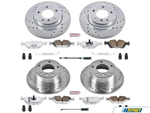 Power Stop Power Stop Z26 Street Warrior Brake Kit - Front and Rear - BMW Z3 3.0L M54 2001-2002 K870-26