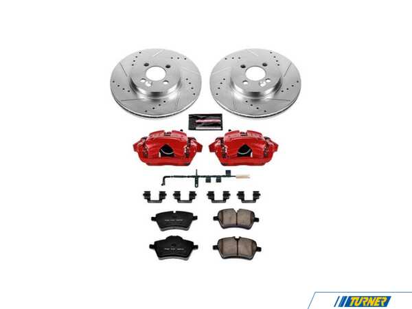 Power Stop Power Stop Z23 PowerStop Performance Brake Pads Rotors Kit - Front - R55, R56, R57 KC6068