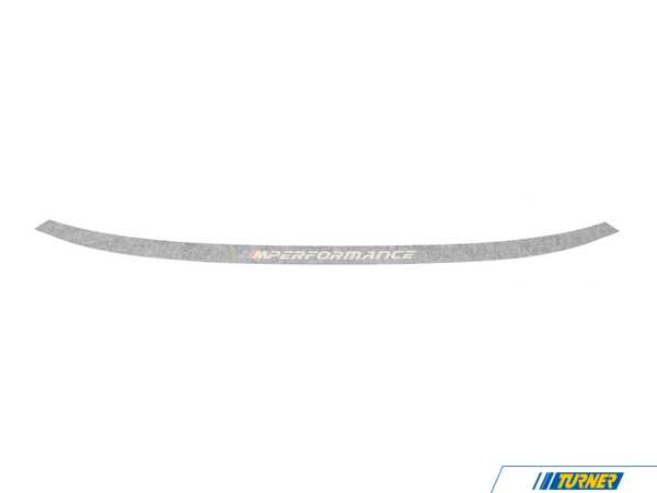 Genuine BMW Genuine BMW M Performance Front Foil Wrap Decal - Matte Black - G01 X3, G02 X4 51142456203