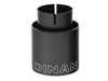 Dinan Dinan Double-Walled 4" Clamp-On Exhaust Tip - Black Ceramic - 2.75" Inlet D663-0601-BOX View 5