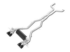 aFe MACH Force-Xp Cat-Back Exhaust - Black Exhaust Tips - BMW G87 M2