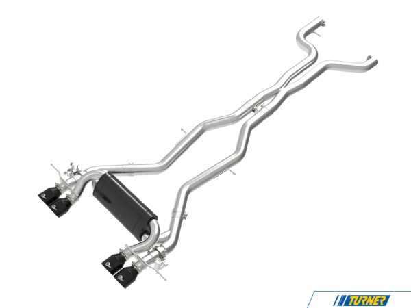 AFE aFe MACH Force-Xp Cat-Back Exhaust - Black Exhaust Tips - BMW G87 M2 49-36353-B