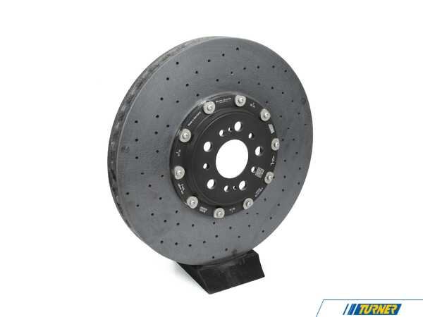 Genuine BMW Disc Brake Rotor - Front Left (With Carbon Ceramic Brakes) 34108093717