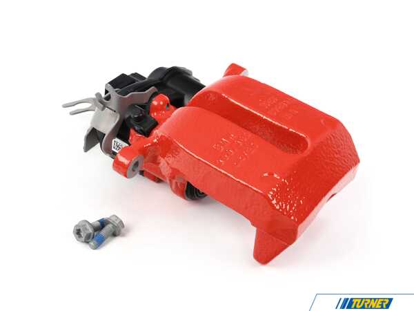 Genuine BMW BRAKE CALIPER HOUSING, RED, 34206893580