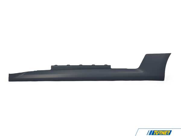 Genuine BMW DOOR SILL COVER, PRIMED LEFT 51777887597