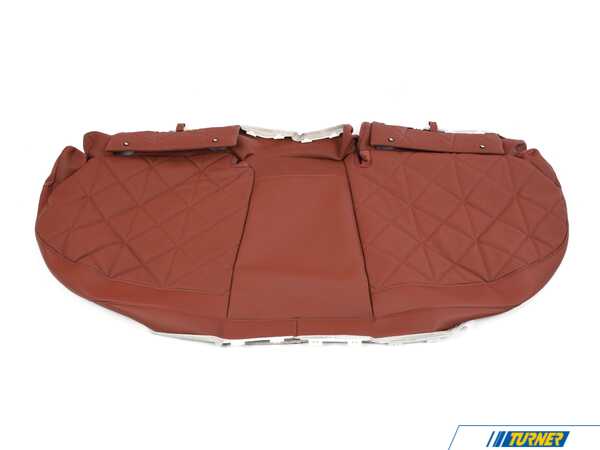 Genuine BMW Genuine BMW Leather Seat Cover Upholstery - Castanea - I20 iX 52205A04EC5