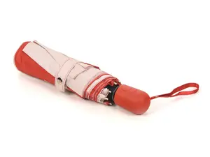 MINI UMBRELLA Foldable - Rebel Red / Silver 