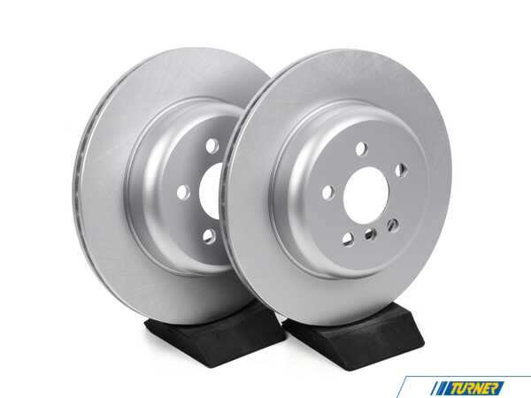 ECS ECS V5 Plain Brake Rotors - Rear Pair (330x20) 34216882245-peKT