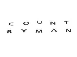 "COUNTRYMAN" Rear Logo - Black 
