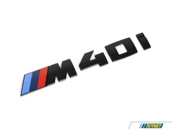 Genuine BMW LETTERING, BLACK, PAINTED 51142472847