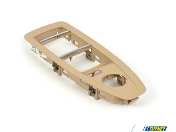 Genuine BMW Genuine BMW Driver's Side Window Switch Cover - Beige - BMW F30 F31 F34 F36 F80 (LCI Models) 51417403893