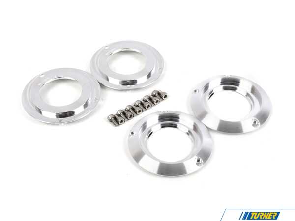 Black Forest Industries BFI Center Cap Adapters For BBS E88 Wheels - Brushed - Set of Four WBFI77-E88-501