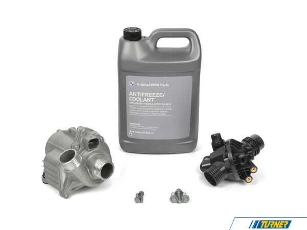 Packaged by Turner Water Pump & Thermostat Replacement Kit - F25 F26 N55 3.0L 11537586784KT2