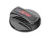 Genuine MINI MINI JCW Carbon Fiber Filler Cap Cover - Red JCW Letters 16115B4EAD4 View 1
