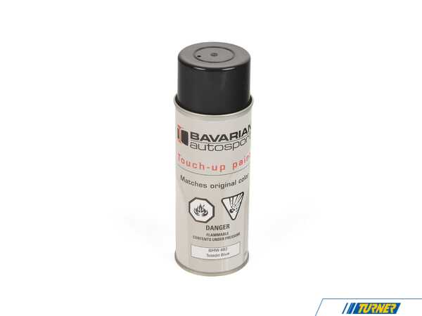 Bavarian Autosport Bav Auto 12oz Touch Up Paint Spray Can - Toledo Blue - Color Code 482 TU482