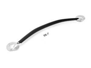 Karbonius E46 M3 / 3-Series Carbon Strut Brace - Gloss Carbon - Silver Mounts