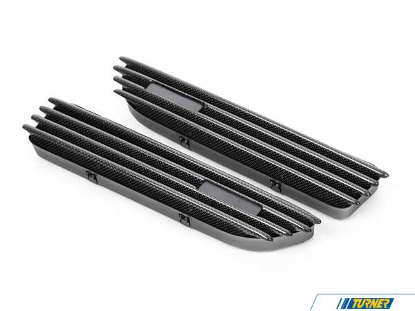 AUTOTECKNIC Autotecknic Replacement Carbon Fiber Fender Grilles - E46 Coupe & Cabrio / M3 ATK-BM-0076-CF