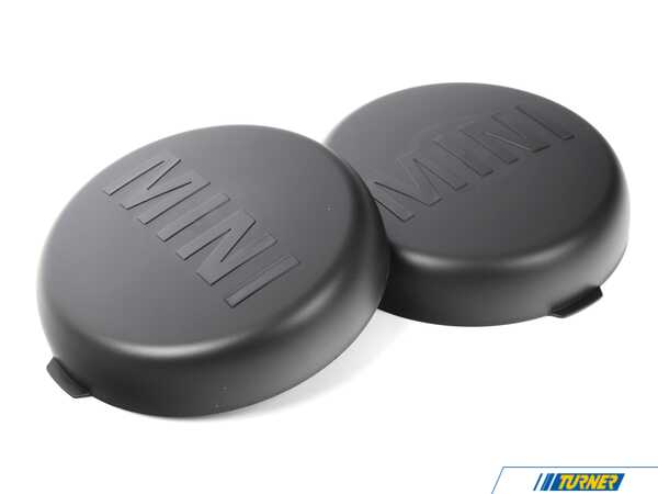 Genuine MINI Cover Cap Black - Set Of 2 63120432836KT