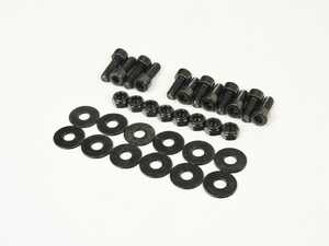 Sparco Seat Hardware Spacer Kit - Side Mount Kit - Black Zinc