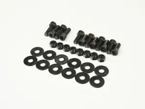 Sparco Seat Hardware Spacer Kit - Side Mount Kit - Black Zinc