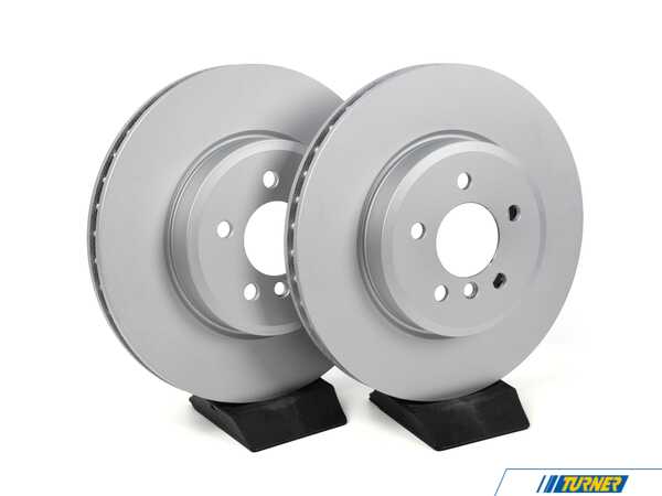 ECS Front V5 Plain Brake Rotors - Set (348x30) 34106898723-P