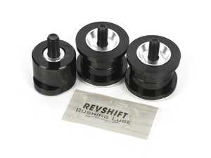 Revshift Polyurethane Differential Bushings - Street / Black (80A) - E46 M3